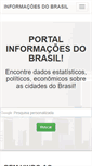 Mobile Screenshot of informacoesdobrasil.com.br