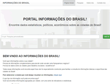 Tablet Screenshot of informacoesdobrasil.com.br